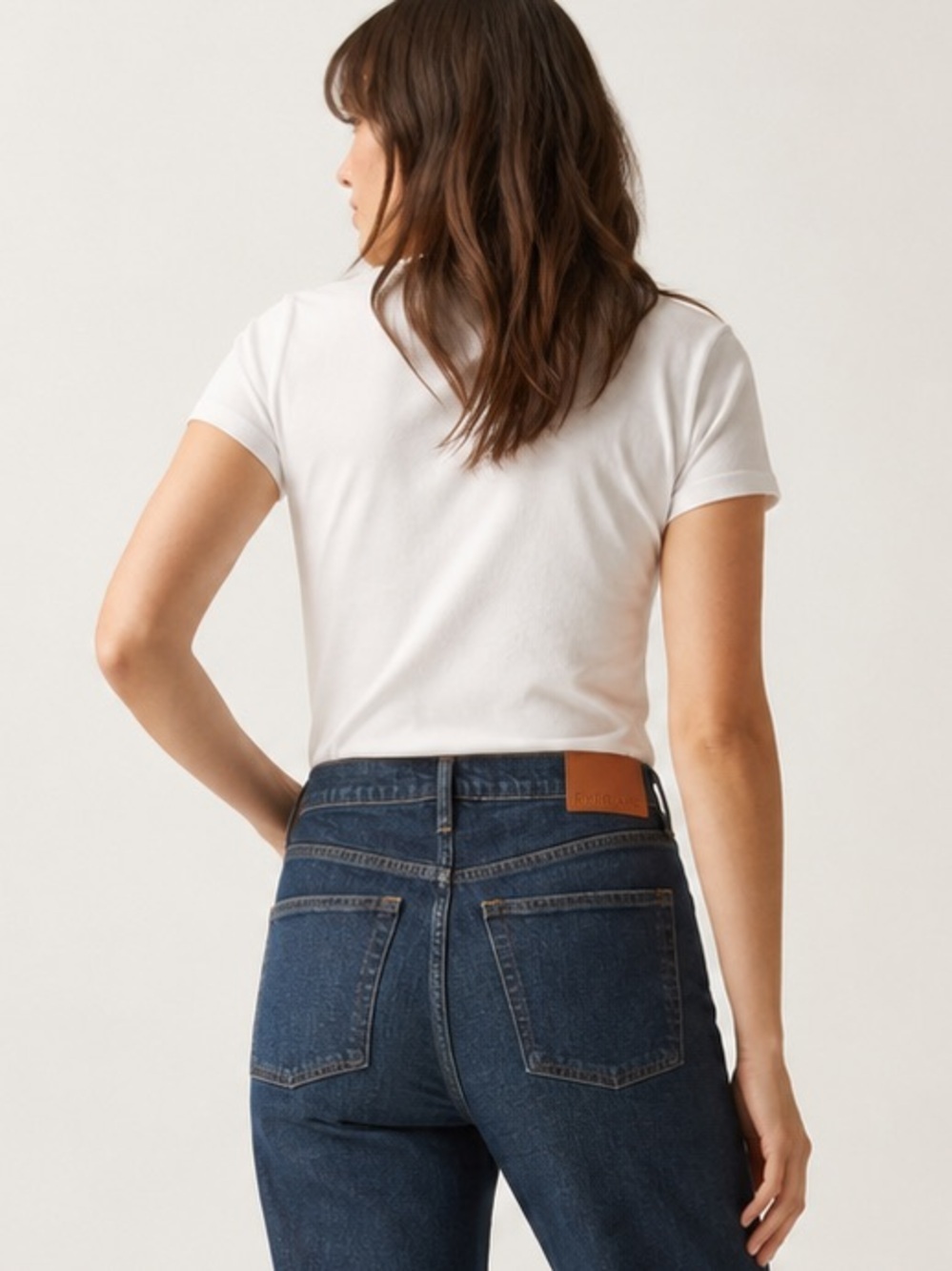 Everlane The Original Cheeky Jeans New NWT size 31 26.5 Vintage Dark Straight